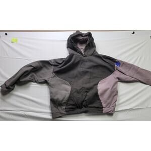 Lifted Anchors Black/Grey/Purple Pullover Hoodie Sweatshirt Medium